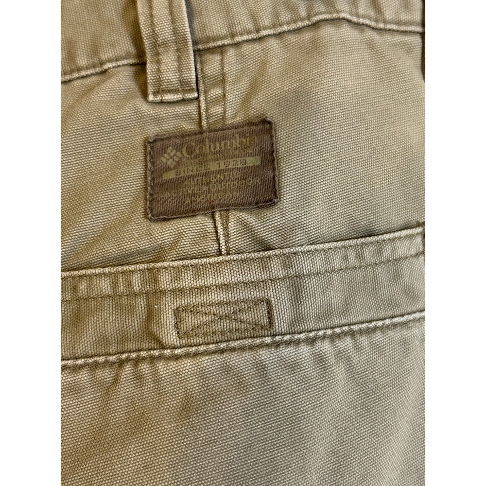 Columbia Sportswear Company Mens‎ Cargo Pants Khaki 36x30 Outdoor Casual Hiking - Picture 6 of 9